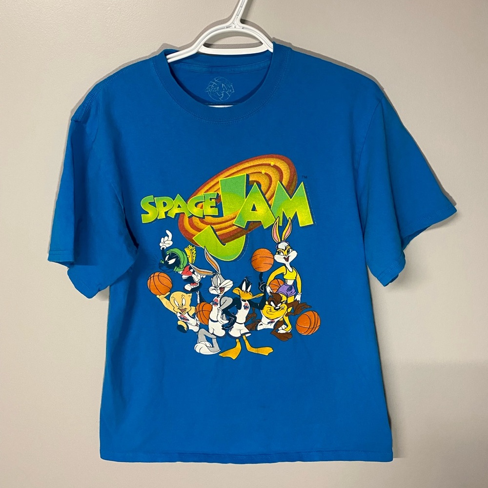 Vintage Space Jam Blue Graphic Tee
